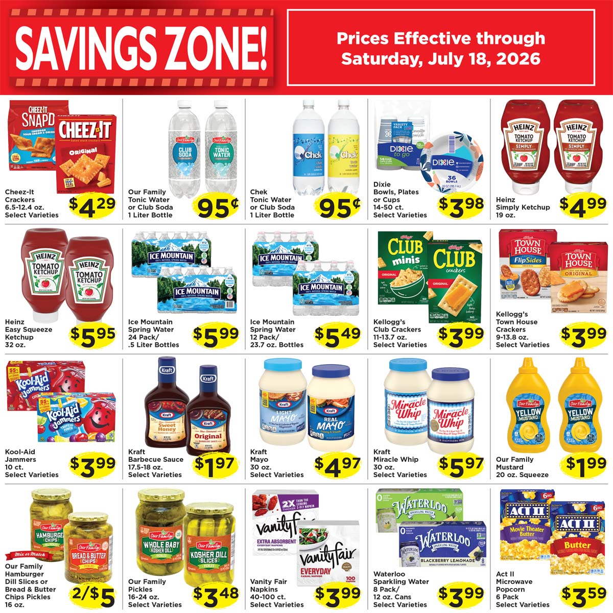 Savings Zone Page 1